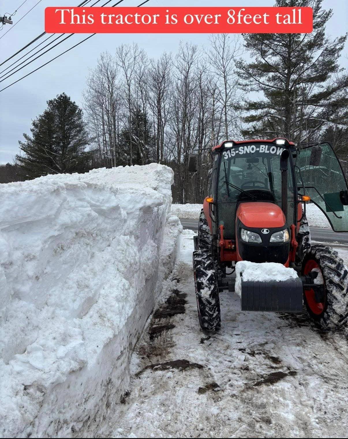 315 SnoBlow at work