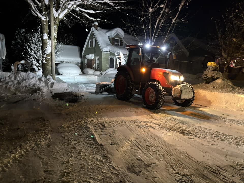 315 SnoBlow at work